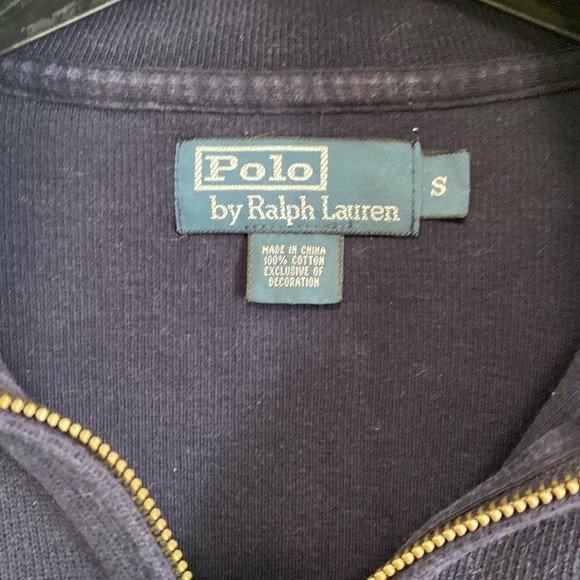 Men’s Polo Half-Zip Sweater - Picture 3 of 6
